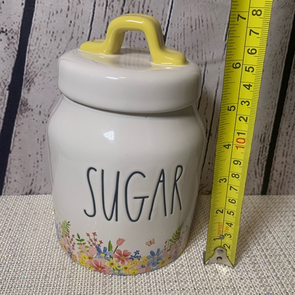 🆕 Rae Dunn Spring Collection Floral “Sugar” Jar - Picture 9 of 12